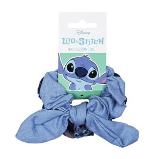 Stitch Fabric Scrunchies with Bow Hair Accessories Lilo & Stitch Disney