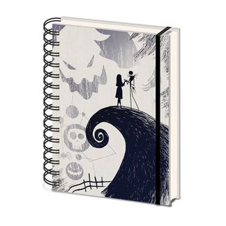 Jack Skellington and Sally A5 Notebook Nightmare Before Christmas Disney Tim Burton