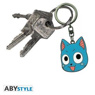 Happy Head Keychain Fairy Tail