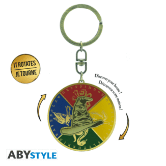 Harry Potter Spinning Sorting Hat Key Chain