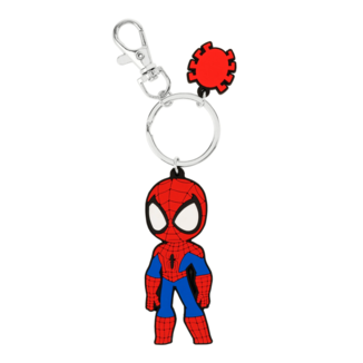Spiderman Shilouette Keychain Marvel Comics
