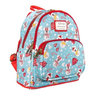 Snowman Mickey & Minnie Mouse Backpack Disney Loungefly