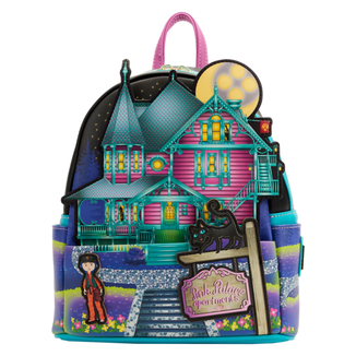 Pink Palace Backpack The Worlds of Coraline Disney Loungefly 