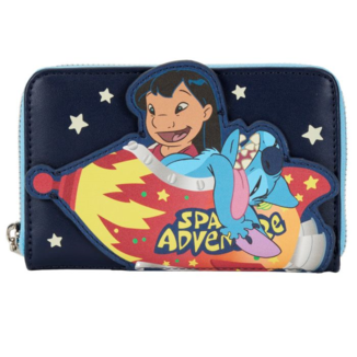 Space Adventure Purse Card Holder Lilo & Stitch Disney Loungefly