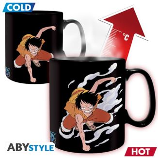 Luffy & Ace Heat Change Mug One Piece 460 ml