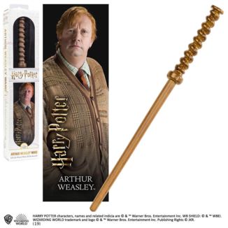 Arthur Weasley Magic Wand & 3D Bookmark Harry Potter