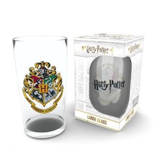 Hogwarts Shield Glass Harry Potter 