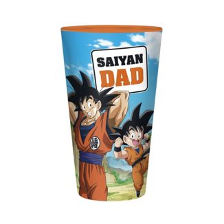 Vaso Papa Saiyan Dragon Ball Super 400 ml