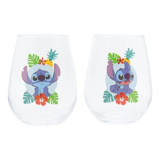 Vasos Cristal Stitch Lilo y Stitch Disney