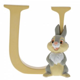 Letter U Thumper Figure Bambi Disney Enchanting Collection