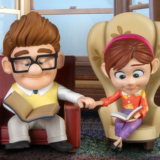 Carl and Ellie Figure Up Disney Pixar Mini Egg Attack