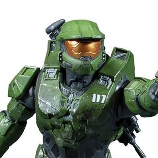 Master Chief With Grappling Figure Halo Infinite