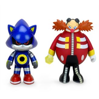 Figura Dr. Robotnik & Metal Sonic Set Sonic The Hedgehog 