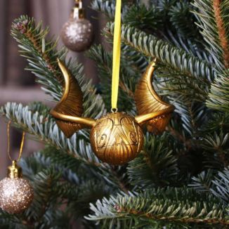 Golden Snitch Christmas Tree Ornament Harry Potter 