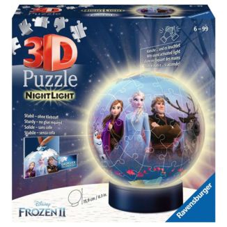 Characters Night Light 3D Puzzle Frozen 2 Disney 74 Pieces