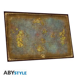 Azeroth Map Puzzle World of Warcraft 1000 Pieces