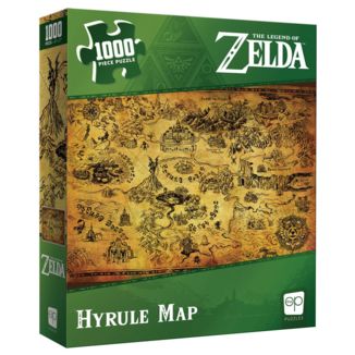 Hyrule Map Puzzle The Legend Of Zelda 1000 Pieces