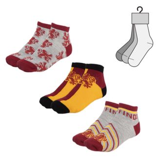 Gryffindor Socks 3 Pack Harry Potter