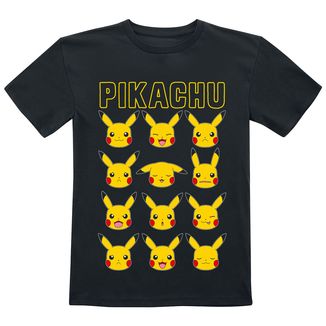 Pikachu Emotions Childrens T Shirt Pokemon