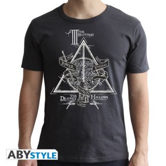 Deathly Hallows Gray Men T Shirt Harry Potter