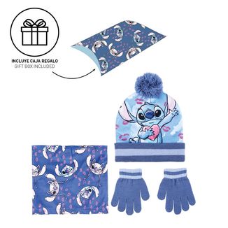 Stitch Children Set Hat Neckwarmer and Gloves  Lilo & Stitch Disney
