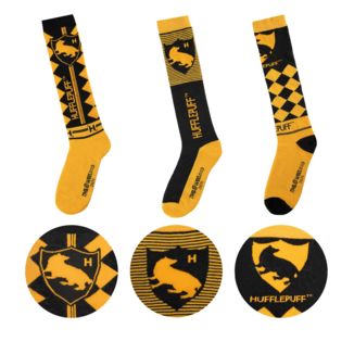 Calcetines Hufflepuff Harry Potter Pack 3