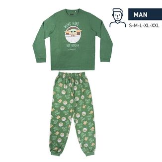 Pijama Largo Chico Jersey Y Pantalon Grogu Star Wars The Mandalorian