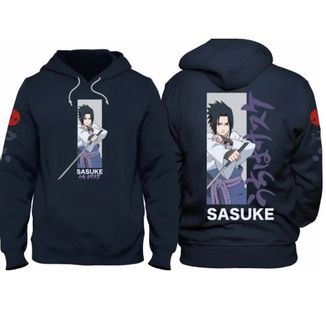 Sudadera Negra Sasuke Uchiha Naruto Shippuden