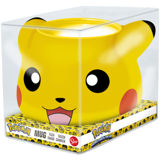 Taza 3D Pikachu Cara Pokemon 500 ml