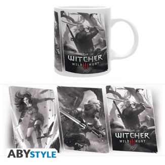 Geralt Ciri & Yennefer Mug The Witcher Wild Hunt 320 ml