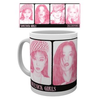 Mug Lovesick Girls Black Pink 320 ml