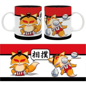 Kitsune Gluttonous  Mug Asian Art Collection 320 ml