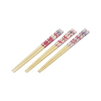 Hello Kitty Bamboo Chopsticks 3 Set Hello Kitty
