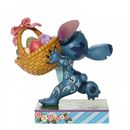 Figura Stitch con Canasta de Pascua Lilo y Stitch Disney Traditions