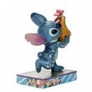 Figura Stitch con Canasta de Pascua Lilo y Stitch Disney Traditions