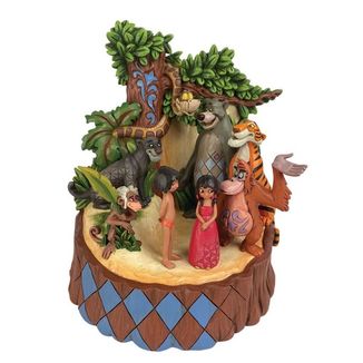 Figura Mowgli Con Sus Amigos El Libro De La Selva Disney Traditions Jim Shore