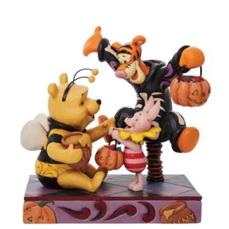 Figura Winnie The Pooh Tigger y Piglet Halloween Winnie The Pooh Disney Traditions Jim Shore