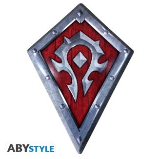 The Horde Shield Metal Sheet World Of Warcraft 28 x 38 cms