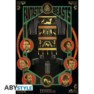 Poster Casting Animales Fantasticos Harry Potter 91,5 x 61 cms
