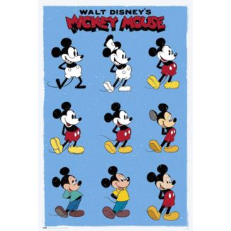 Mickey Mouse Evolution Poster Disney 91,5 x 61 cms