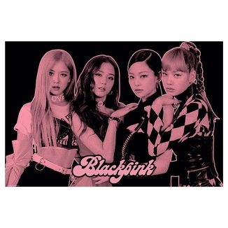 Group Poster Black Pink 91,5 x 61 cms
