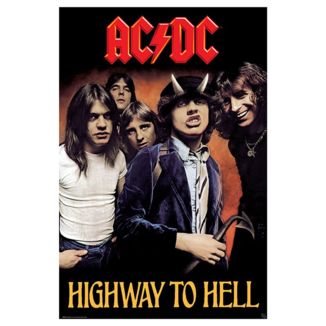 Poster Highway To Hell AC DC 91,5 x 61 cms