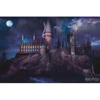 Hogwarts Night Poster Harry Potter 91,5 x 61 cms