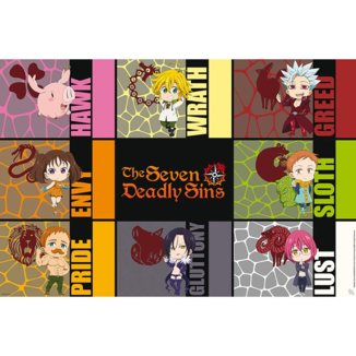 Characters Chibi Poster The Seven Deadly Sins 91.5 x 61 cms