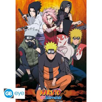 Poster Personajes Naruto Shippuden  91,5 x 61 cms