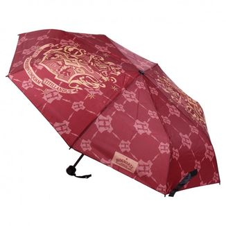 Hogwarts Crest Red Umbrella and Umbrella Cover Harry Potter