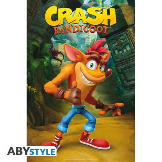 Poster Crash Clasico Crash Bandicoot  91.5 x 61 cms