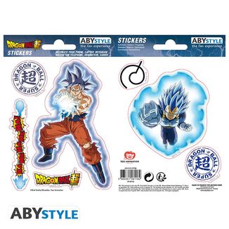 Pegatinas Goku & Vegeta Dragon Ball Super 16 x 11 cm