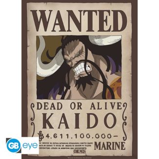 Wanted Kaido Poster One Piece 52 x 38 cms