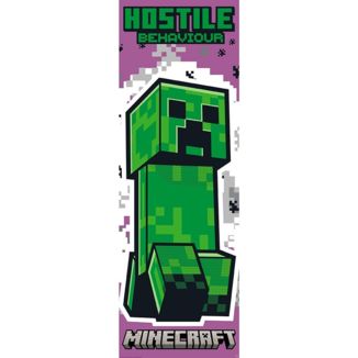 Poster de Puerta Creeper Minecraft 53 x 158 cms